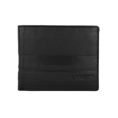 Lancetti Portefeuille Homme Classique en Cuir Véritable, avec Porte-monnaie et Boîte