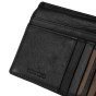 Lancetti Portefeuille Homme Classique en Cuir Véritable, avec Porte-monnaie et Boîte — détail