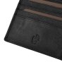 Lancetti Herren-Geldbörse Klassisch aus Echtem Leder, mit Münzfach und Box — Logo-Detail