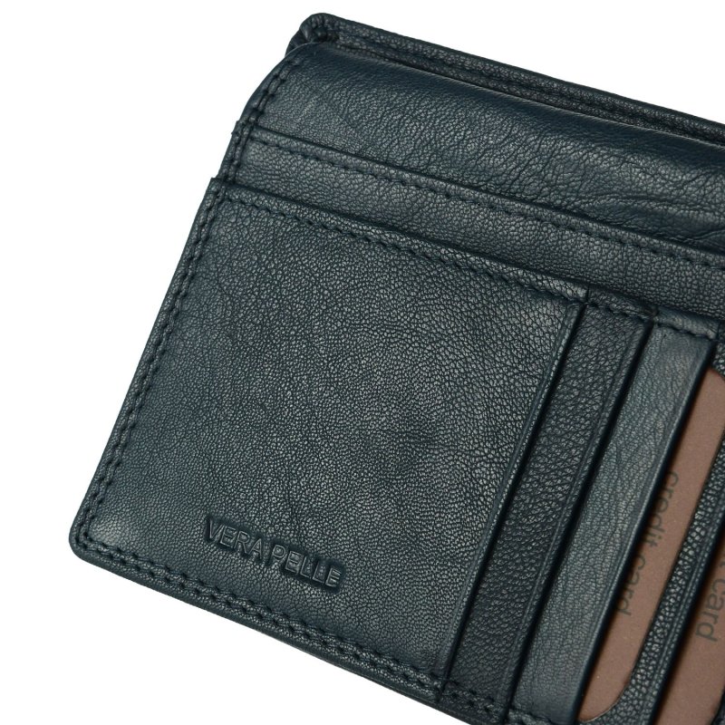 Lancetti Men's Classic Wallet in Genuine Leather, with Coin Purse and Box — view 21
