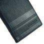 Lancetti Portefeuille Homme Vertical en Cuir Véritable, avec Porte-monnaie et Boîte — intérieur