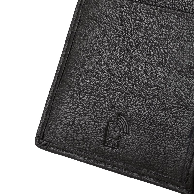 Lancetti Cartera de Hombre Vertical en Piel Auténtica, con Monedero y Caja — vista 21