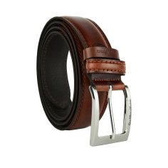 Gianmarco Venturi Men's Belt in Genuine Leather, Made in Italy, Can Be Shortened