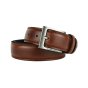 Gianmarco Venturi Men's Belt in Genuine Leather, Made in Italy, Can Be Shortened — back view
