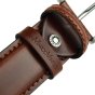 Gianmarco Venturi Men's Belt in Genuine Leather, Made in Italy, Can Be Shortened — view 8