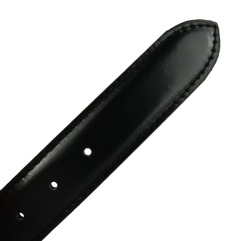 GIANMARCO VENTURI Cinturón Hombre de Piel Genuina, Made In Italy, Acortable — vista 13