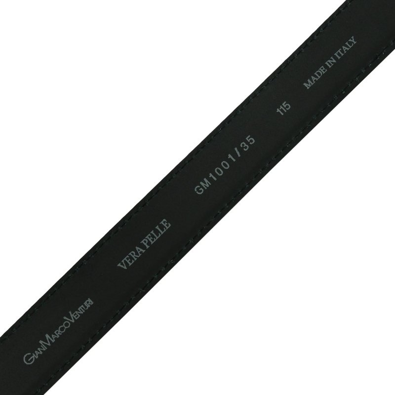 Gianmarco Venturi Men's Belt in Genuine Leather, Made in Italy, Can Be Shortened — view 15