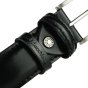 Gianmarco Venturi Men's Belt in Genuine Leather, Made in Italy, Can Be Shortened — view 16