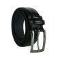 GIANMARCO VENTURI Ceinture Homme en Cuir Véritable, Made In Italy, Raccourcissable 1002