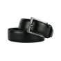 Gianmarco Venturi Men's Belt in Genuine Leather, Made in Italy, Can Be Shortened 1002 — front view