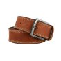 GIANMARCO VENTURI Ceinture Homme en Cuir Véritable, Made In Italy, Raccourcissable 4009 — vue arrière