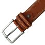 GIANMARCO VENTURI Herrengürtel aus Echtem Leder, Made In Italy, Kürzbar 4009 — Innenansicht