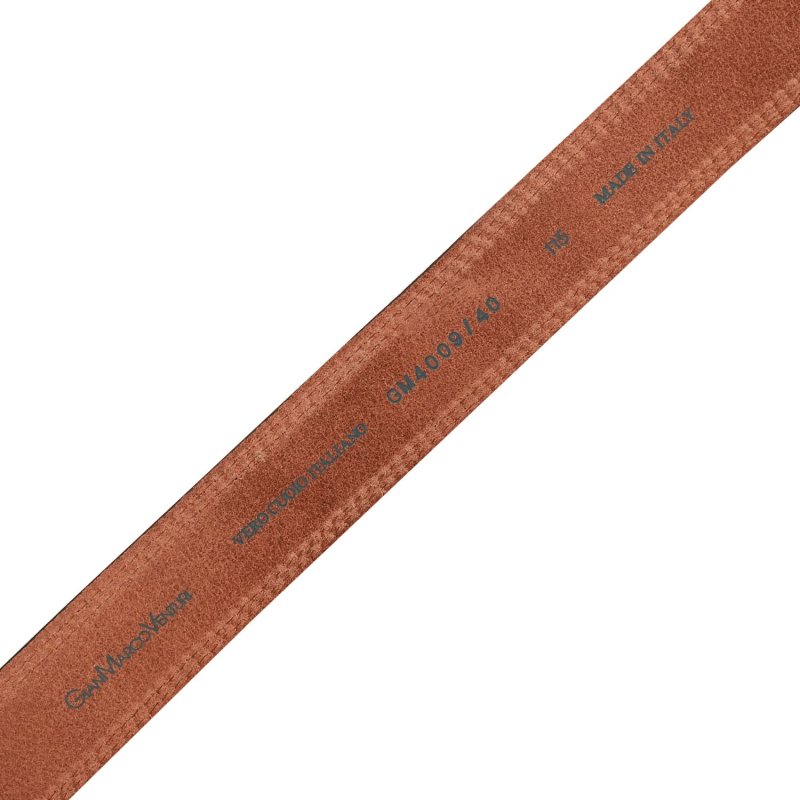 Gianmarco Venturi Men's Belt in Genuine Leather, Made in Italy, Can Be Shortened 4009 — view 7