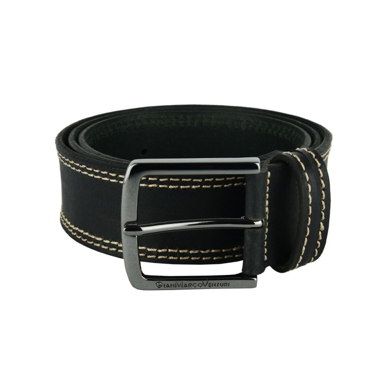Gianmarco Venturi Men's Belt in Genuine Leather, Made in Italy, Can Be Shortened 4009 — view 10