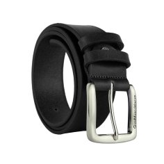 Gianmarco Venturi Men's Belt in Genuine Leather 4cm, Made in Italy, Can Be Shortened