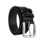Gianmarco Venturi Men's Belt in Genuine Leather 4cm, Made in Italy, Can Be Shortened