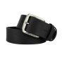 GIANMARCO VENTURI Cinturón Hombre de Piel Genuina 4cm, Made In Italy, Acortable — vista trasera