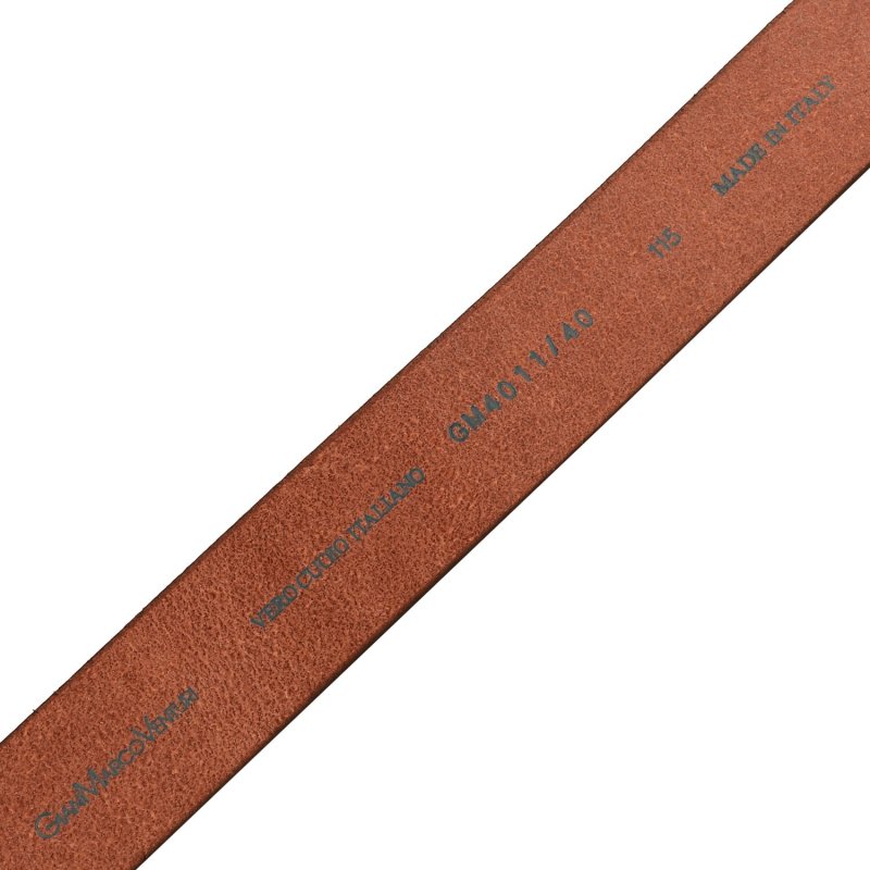 GIANMARCO VENTURI Ceinture Homme en Cuir Véritable 4cm, Made In Italy, Raccourcissable — vue 15