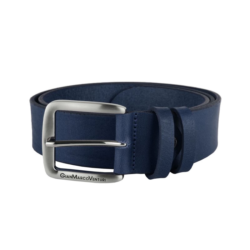 GIANMARCO VENTURI Ceinture Homme en Cuir Véritable 4cm, Made In Italy, Raccourcissable — vue 18
