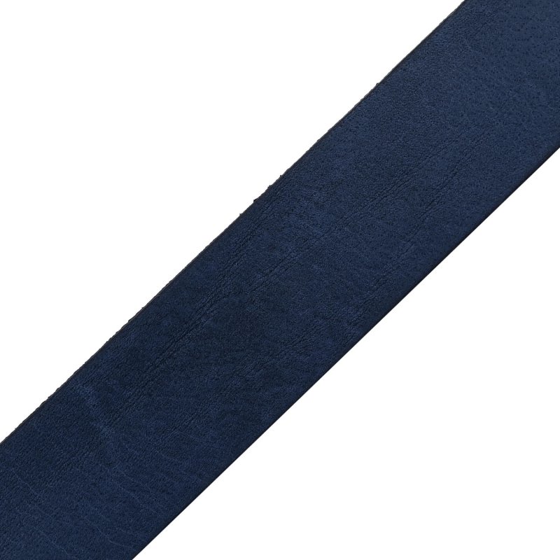 GIANMARCO VENTURI Men's Belt in Genuine Leather Without Stitching, Made In Italy, Can Be Shortened — logo detail