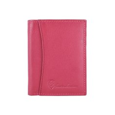 CONTE MASSIMO, Mini-Geldbörse Herren Damen, Echtes Leder, Klein und Schlank