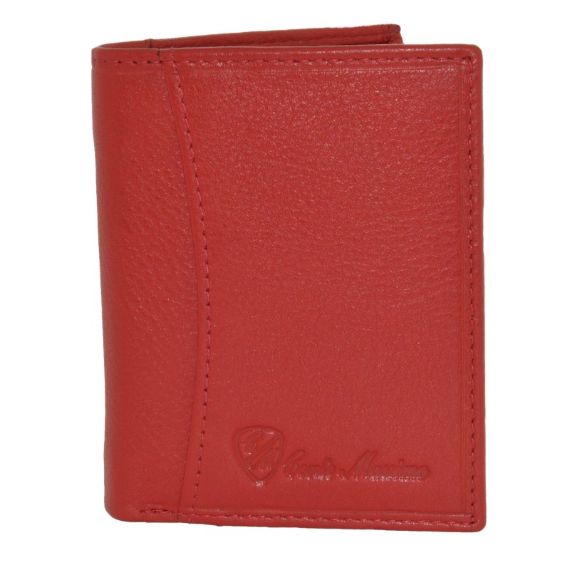 CONTE MASSIMO, Cartera Mini Hombre Mujer, Piel Auténtica, Pequeña y Fina — vista 45