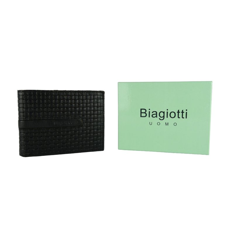 BIAGIOTTI UOMO, Portefeuille Homme en Cuir Véritable, avec Porte-monnaie et Boîte Cadeau Design16 — vue 8