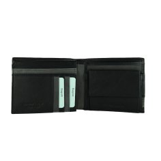 BIAGIOTTI HERREN, Herren-Geldbörse aus echtem Leder, mit Münzfach und Geschenkbox Design21 2