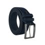 Lancetti Men's Belt, PU Exterior with Genuine Leather Lining, Shortenable, with Tin Gift Box 32 — front view