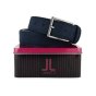Lancetti, Herrengürtel Außenmaterial PU, Futter aus Leder, kürzbar, mit Geschenkbox aus Blech 32