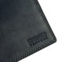 GIANMARCO VENTURI Portefeuille Homme en Cuir Véritable, Avec Porte-Monnaie, Boîte Cadeau 972 — détail logo