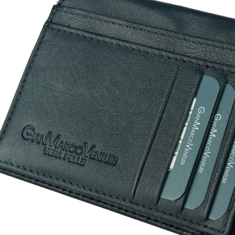 Gianmarco Venturi Men's Wallet in Genuine Leather, with Coin Pocket, Gift Box 972 — view 7