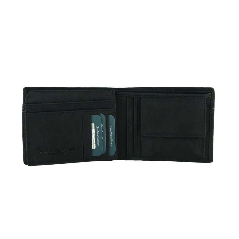 Gianmarco Venturi Men's Wallet in Genuine Leather, with Coin Pocket, Gift Box 1132 — view 10