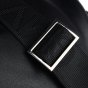 GianMarcoVenturi Men's Black Crossbody Bag With Adjustable Shoulder Strap, In Faux Leather, Multi-pocket 110-4 — view 8
