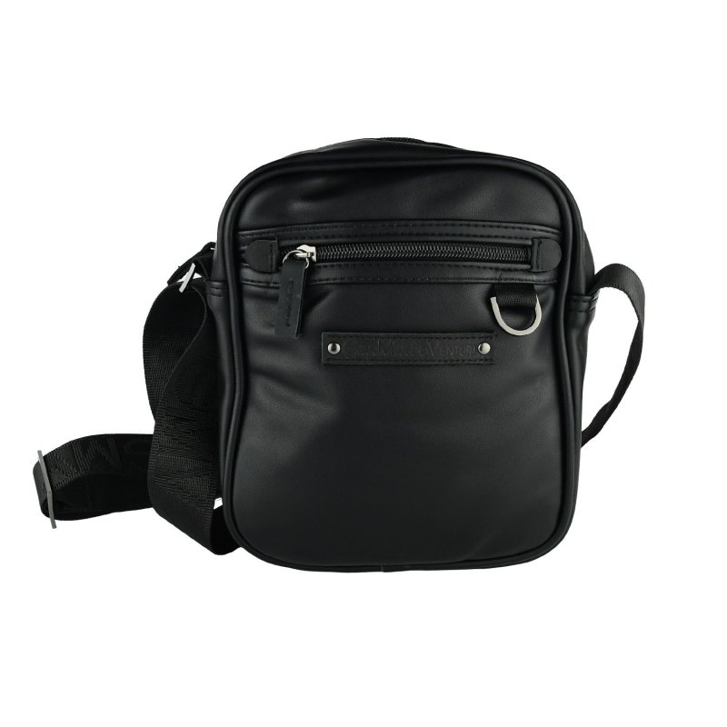 GianMarcoVenturi Bolso Bandolera para Hombre con Correa Ajustable, en Piel Sintética, Multibolsillo 850 — vista trasera