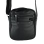 GianMarcoVenturi Men's Crossbody Bag With Adjustable Strap, Faux Leather, Multi-Pocket 850 — view 8