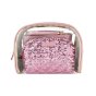 Laura Biagiotti Kosmetiktaschen-Set Damen, 3-tlg, Wasserdichter Reise-Beauty-Case, Kosmetiktasche 282 — Rückansicht