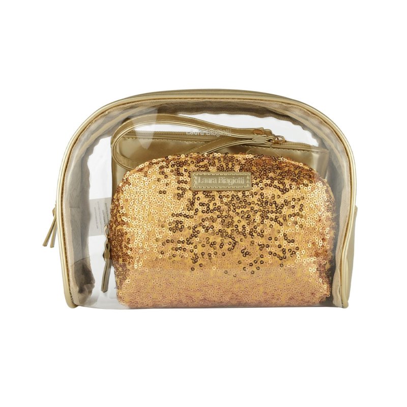 Laura Biagiotti Kosmetiktaschen-Set Damen, 3-tlg, Wasserdichter Reise-Beauty-Case, Kosmetiktasche 282 — Ansicht 11