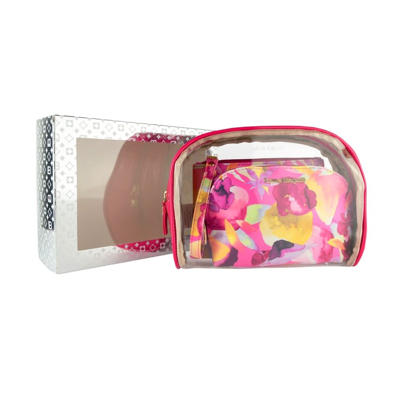 Laura Biagiotti Pochette Femme, Lot de 3 Trousses de Toilette Imperméables, Sac Maquillage et Cosmétiques Avec Boît… — vue 18