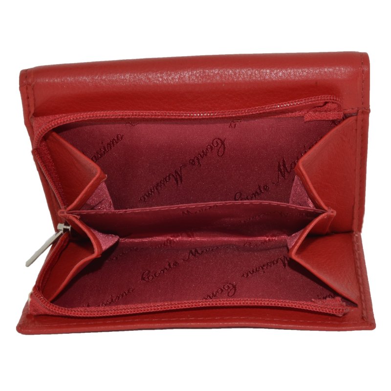 CONTE MASSIMO Women's Wallet, Genuine Leather with Card Holder and Coin Purse — view 50