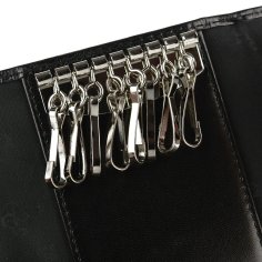 CONTE MASSIMO Étui à Clés Fin pour Homme et Femme en Cuir Véritable 2