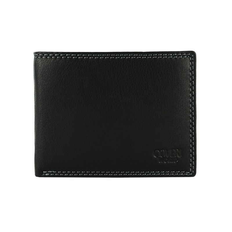 COVERI Portefeuille Homme en Cuir Véritable, Classique et Sans Boîte