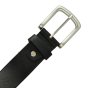 Conte Massimo Men's Genuine Leather Belt, One-Piece, One Loop, Height 4cm — inside