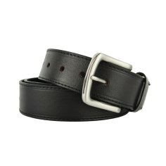 Conte Massimo Ceinture Homme en Cuir Véritable Pièce Unique, Avec Coutures, Un Passant, Hauteur 4cm 2