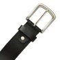 Conte Massimo Ceinture Homme en Cuir Véritable Pièce Unique, Avec Coutures, Un Passant, Hauteur 4cm — intérieur