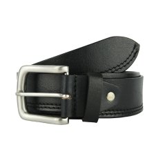 Conte Massimo Ceinture Homme en Cuir Véritable Pièce Unique, Avec Une Couture, Un Passant, Hauteur 4cm 2