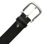 Conte Massimo Men's Genuine Leather Belt, One-Piece, One Seam, One Loop, Height 4cm — detail
