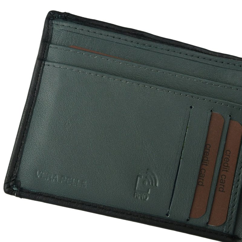 Lancetti Men's Wallet Without Window in Genuine Leather, with Coin Pocket and Box — view 8
