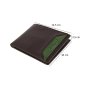 Lancetti Portefeuille Homme Sans Fenêtre en Cuir Véritable, avec Porte-Monnaie et Boîte — vue 12