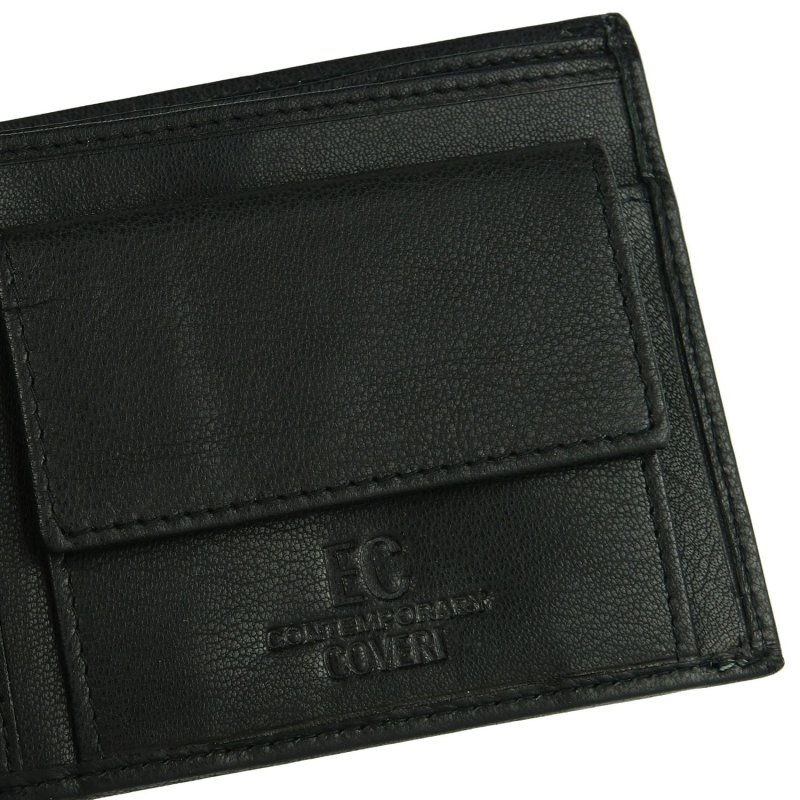 EC COVERI Cartera Hombre de Piel Auténtica, Con Monedero y Caja — vista 7